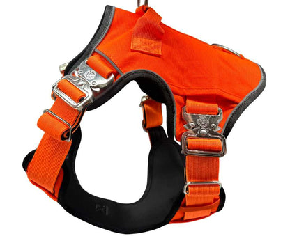 The No Pull Ultimate BTactical Harness | Citrus Orange - Pet Supplier Store