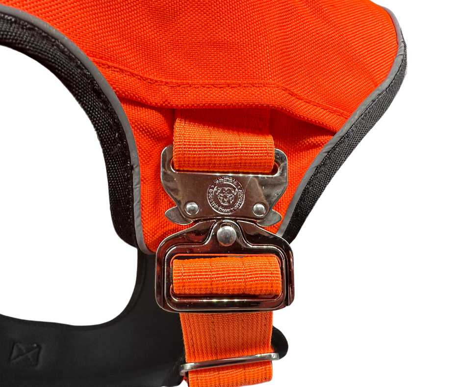 The No Pull Ultimate BTactical Harness | Citrus Orange - Pet Supplier Store