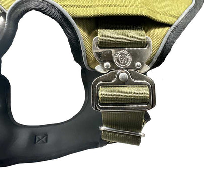 The No Pull Ultimate BTactical Harness | Khaki Green - Pet Supplier Store