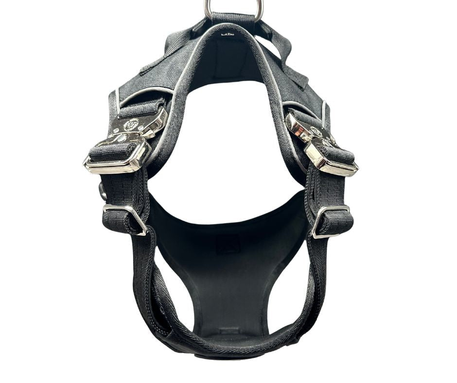 The No Pull Ultimate BTactical Harness | Midnight Black - Pet Supplier Store