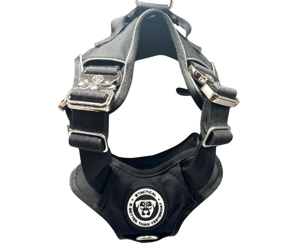 The No Pull Ultimate BTactical Harness | Midnight Black - Pet Supplier Store