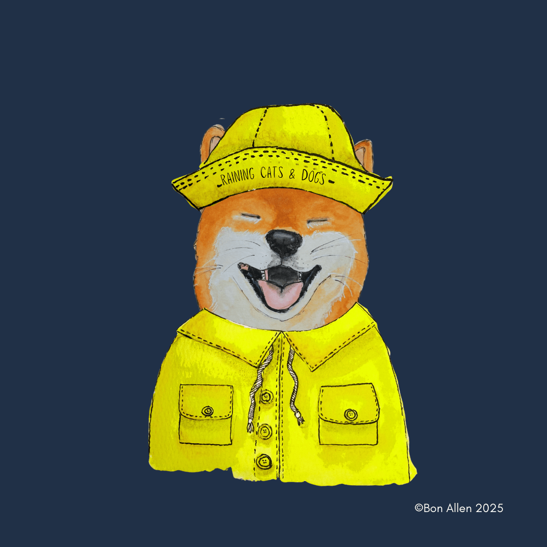 The Shiba Shade – Escape the Rain with a Smiling Houdini - Pet Supplier Store
