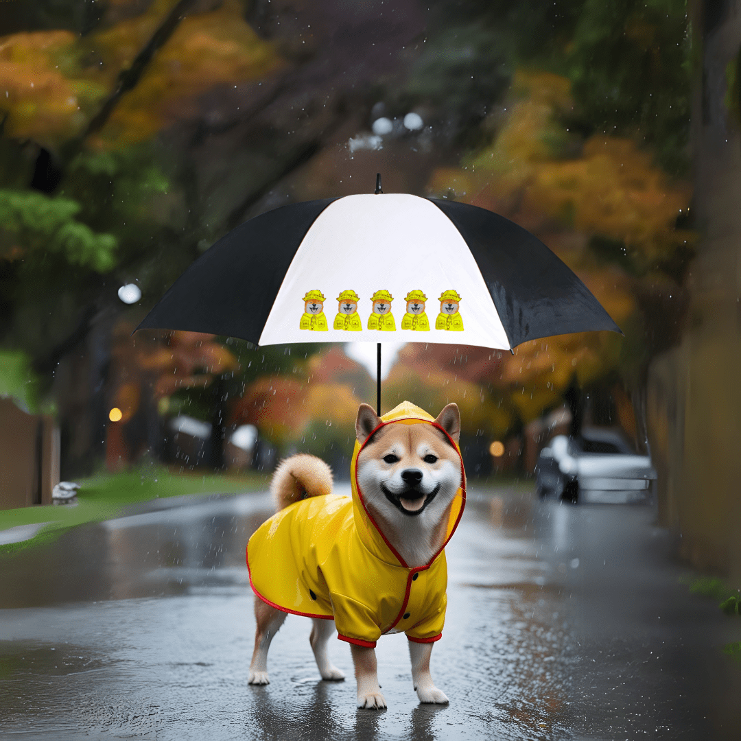 The Shiba Shade – Escape the Rain with a Smiling Houdini - Pet Supplier Store