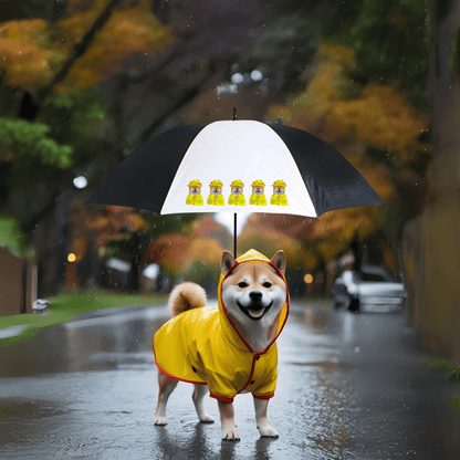 The Shiba Shade – Escape the Rain with a Smiling Houdini - Pet Supplier Store