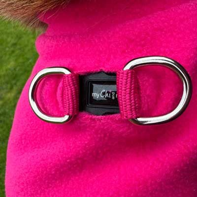 Tiny Toastie Water Repellent Fleece Dog Coat by My Chi and Me Hot Pink - Pet Supplier Store