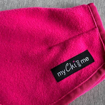 Tiny Toastie Water Repellent Fleece Dog Coat by My Chi and Me Hot Pink - Pet Supplier Store