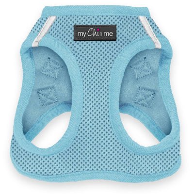 Tiny Trails Step In Air Mesh Puppy and Small Dog Harness Baby Blue - Pet Supplier Store