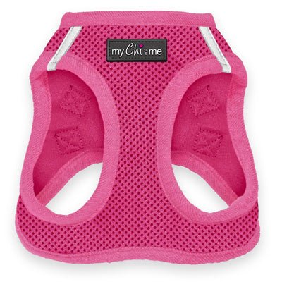 Tiny Trails Step In Air Mesh Puppy and Small Dog Harness Hot Pink - Pet Supplier Store
