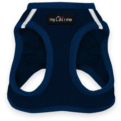 Tiny Trails Step In Air Mesh Puppy and Small Dog Harness Navy - Pet Supplier Store
