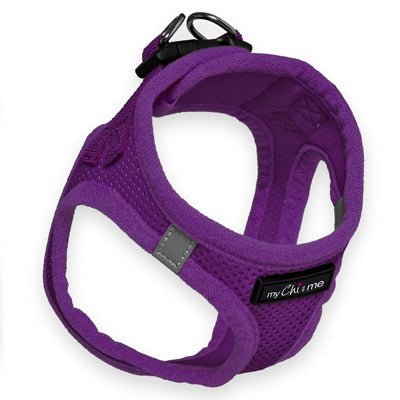 Tiny Trails Step In Air Mesh Puppy and Small Dog Harness Purple - Pet Supplier Store