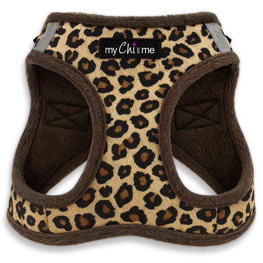 Tiny Trails Step In Luxury Leopard Puppy and Small Dog Harness - Pet Supplier Store