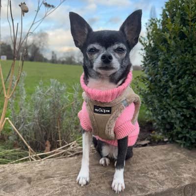Tiny Trails Step In Soft Touch Suede Effect Faux Fur Lined Puppy and Small Dog Harness Caramel - Pet Supplier Store