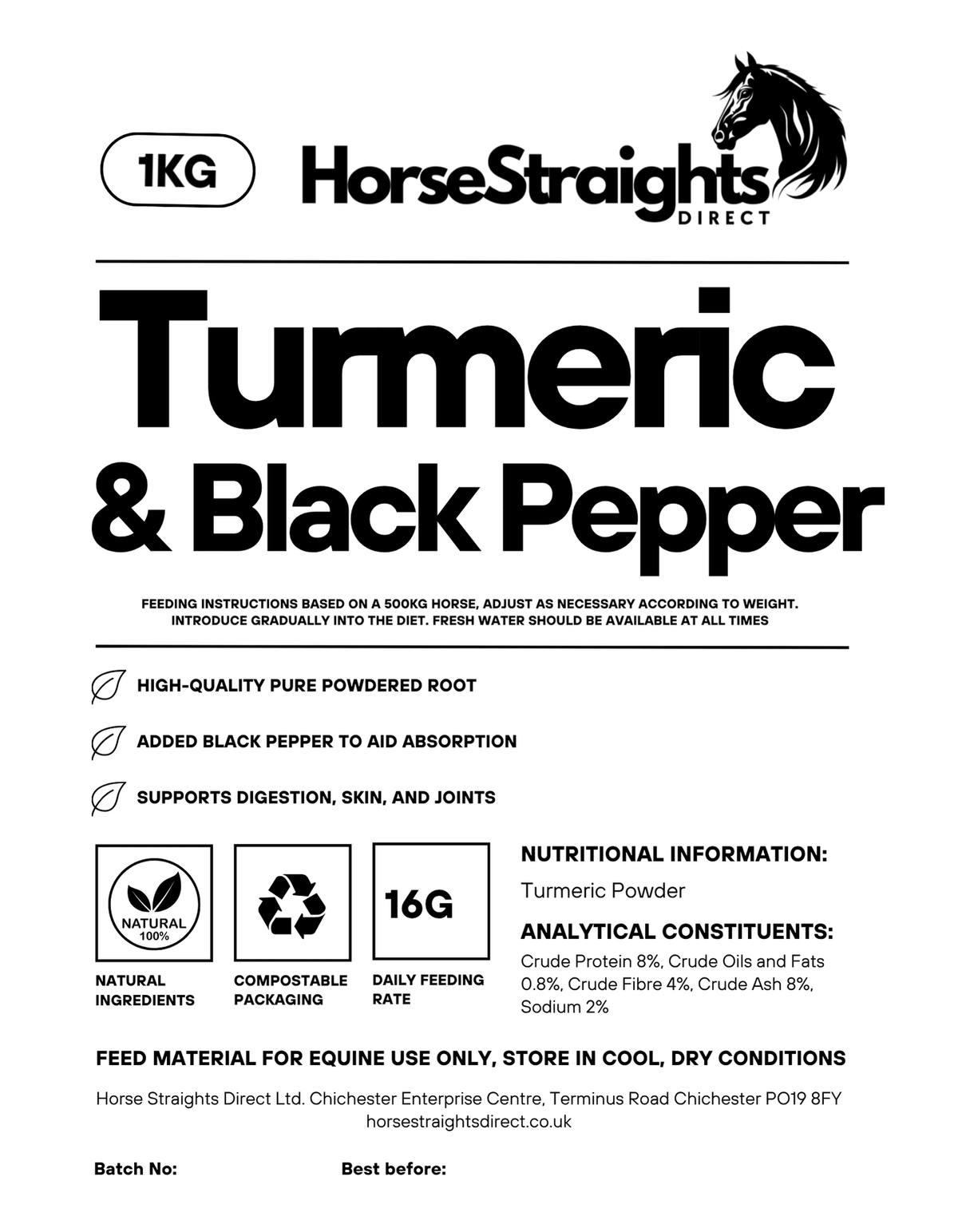 Turmeric with Black Pepper - Pet Supplier Store