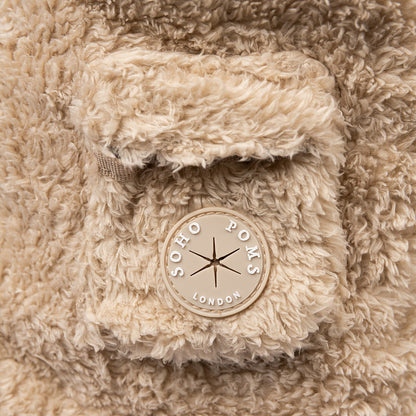 Soho Poms Carnaby Teddy Bear Carrier - Vanilla Cream