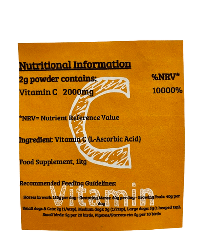 VITAMIN C Powder - 100% Pure Pharmaceutical Grade - Pet Supplier Store