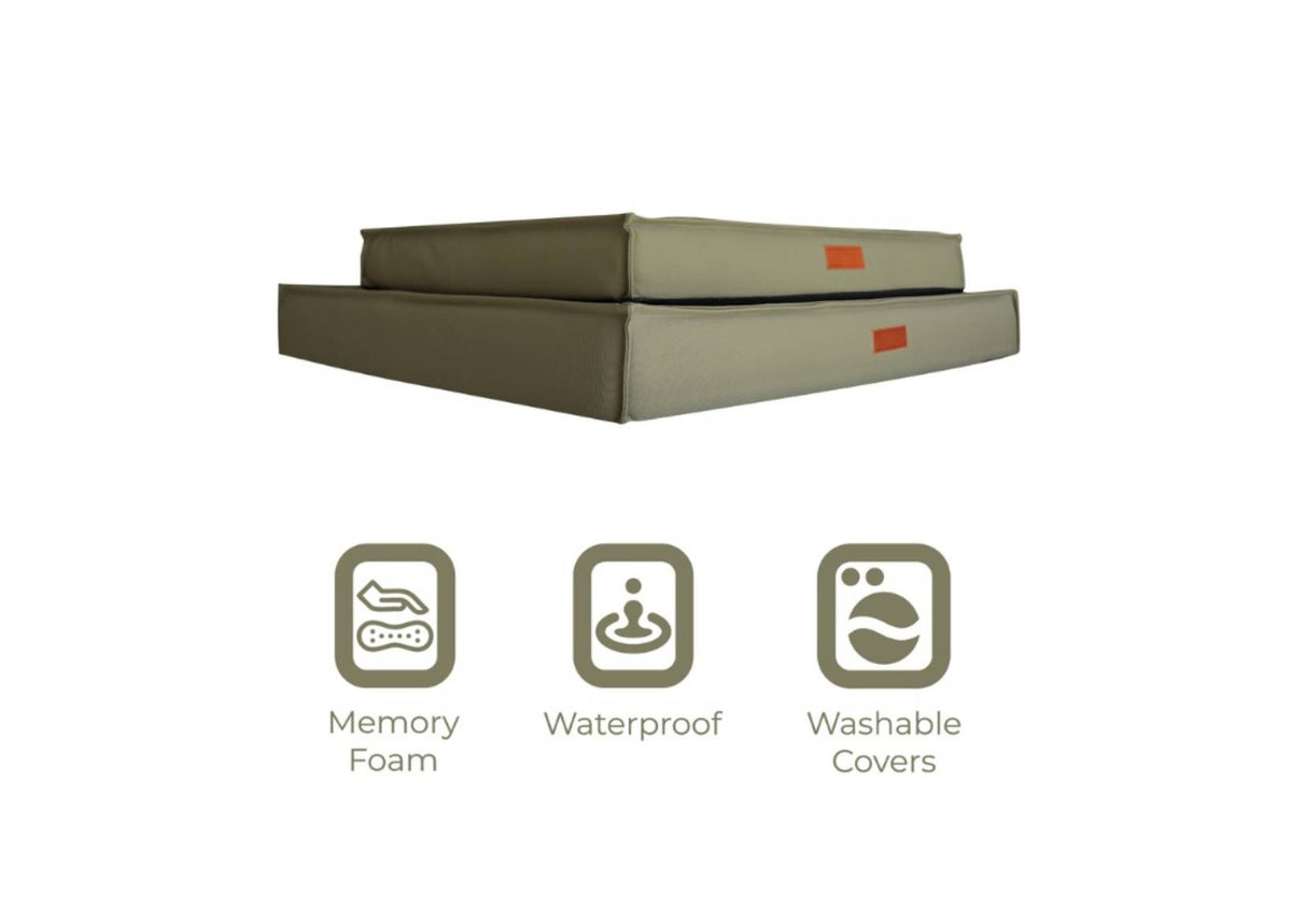 Waterproof & Memory Foam Dog Bed With Removable Covers | Henley - Pet Supplier Store