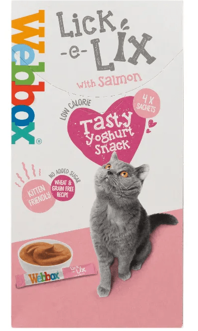Webbox lick-e-lix salmon 4 x sachets - Pet Supplier Store