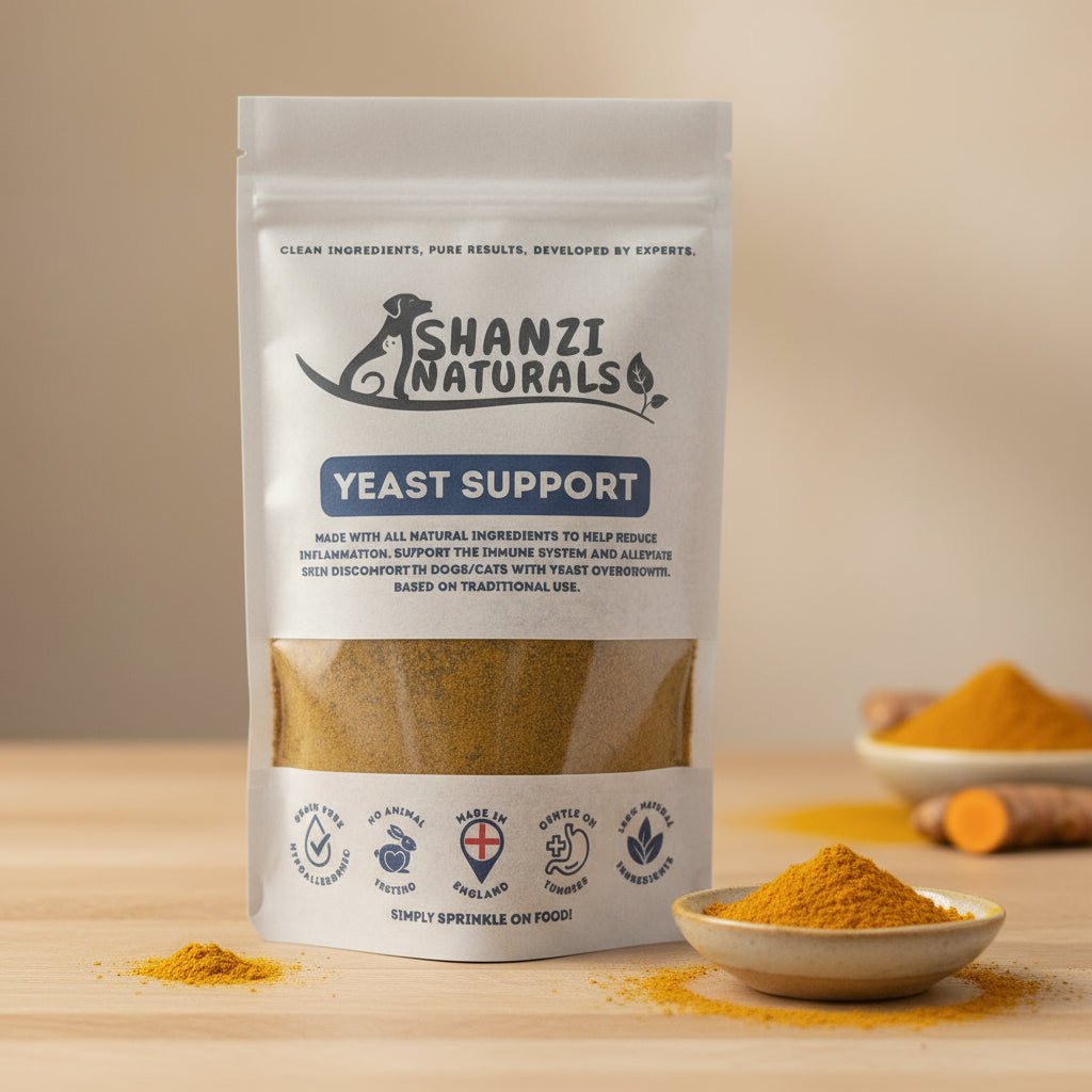 Yeast Support Powder – Herbal Skin & Paw Relief - Pet Supplier Store