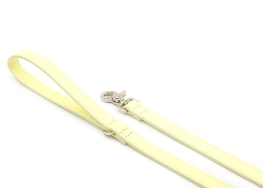 Yellow Leather Dog Lead - Pet Supplier Store