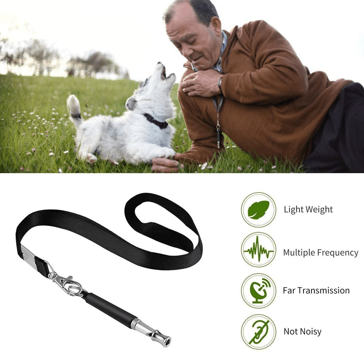 2pc Dog Training WHISTLE - Pet Supplier Store