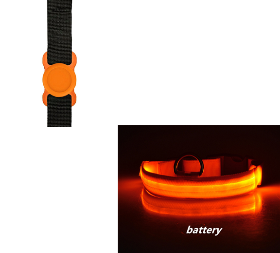 Night Safety Dog Collar Set