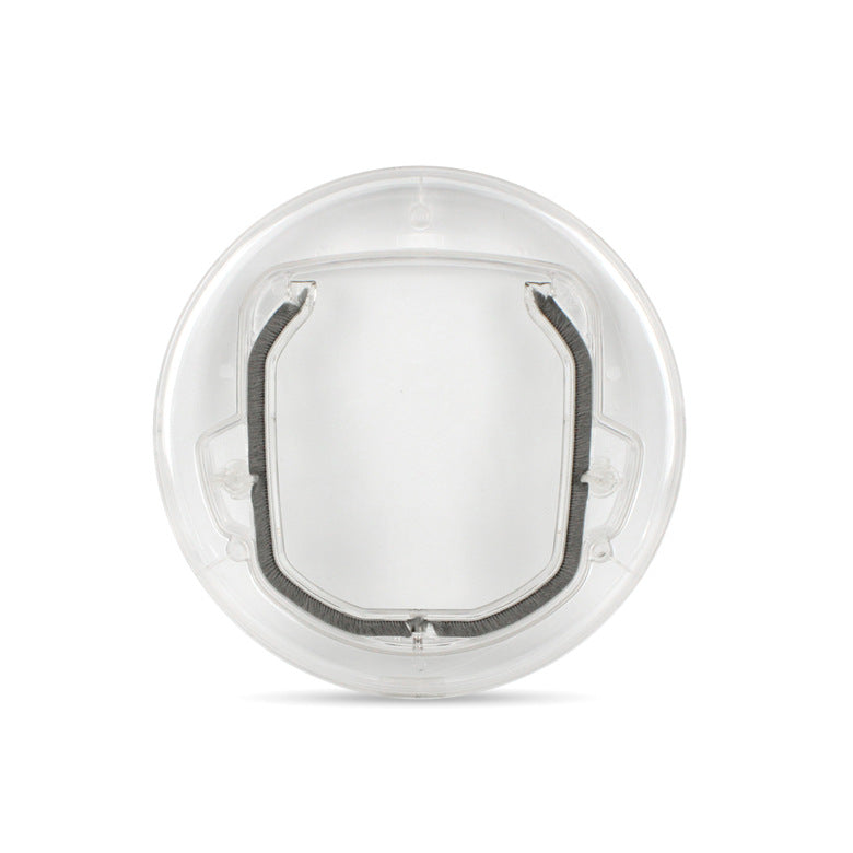 Glass Door Pet Flap Transparent