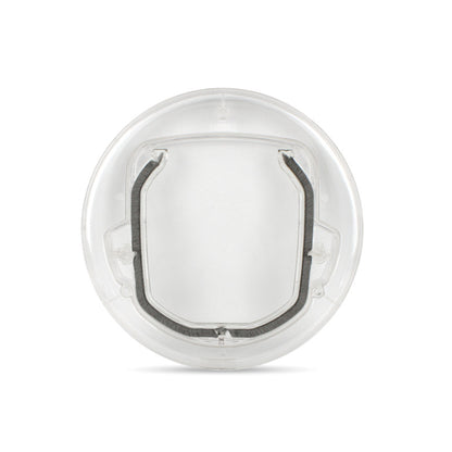 Glass Door Pet Flap Transparent