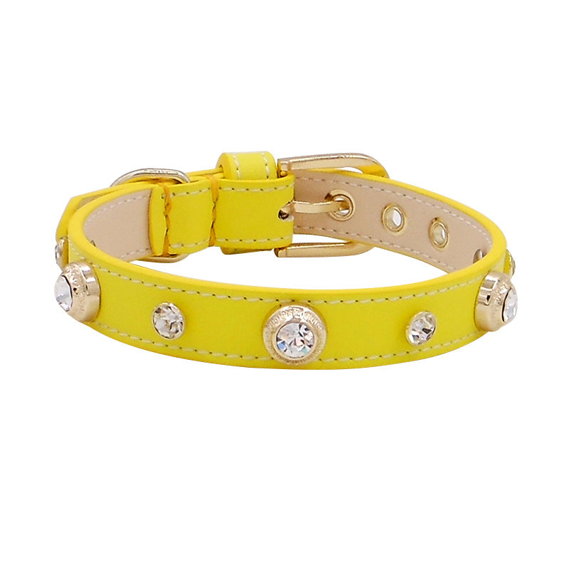 Diamond luxurious stylish pet collar