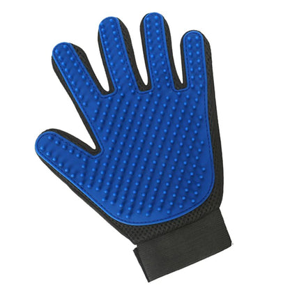 Dog grooming glove