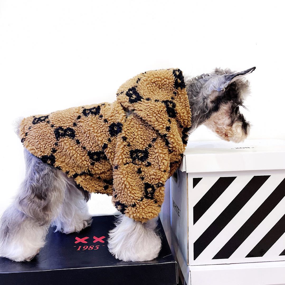 Winter Lamb Fleece Padded Dog Coat