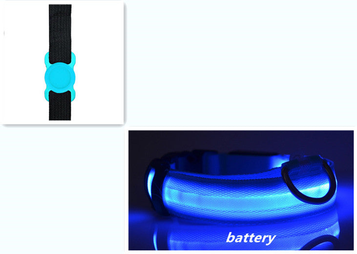 Night Safety Dog Collar Set