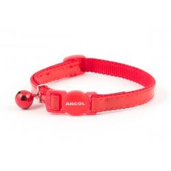 Ancol Cat Collar Gloss Reflective Red 30-35 cm - Pet Supplier Store