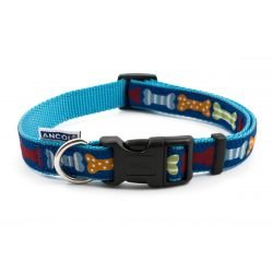 Ancol Collar Bone Blue 30-50cm - Pet Supplier Store