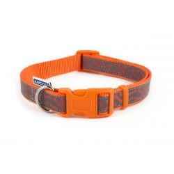 Ancol Collar Reflective Bone Orange 30-50cm - Pet Supplier Store