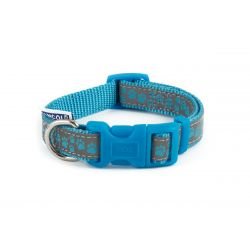 Ancol Collar Reflective Paw Blue 20-30cm - Pet Supplier Store