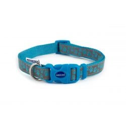 Ancol Collar Reflective Paw Blue 30-50cm - Pet Supplier Store