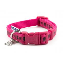 Ancol Collar Skull Pink Small 20-30cm - Pet Supplier Store