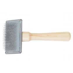 Ancol Ergo Wooden Handle Slicker Brush Medium - Pet Supplier Store