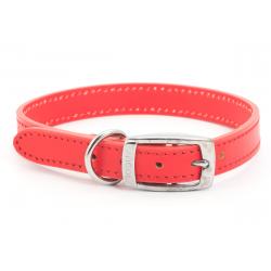 Ancol Leather Collar Red 35-43cm - Pet Supplier Store