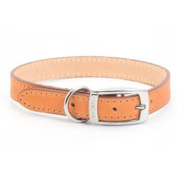 Ancol Leather Collar Tan 35-43cm - Pet Supplier Store