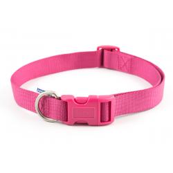 Ancol Nylon Adjustable Collar Raspberry - Pet Supplier Store