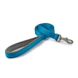 Ancol Padded Nylon Lead Blue 39-48cm - Pet Supplier Store
