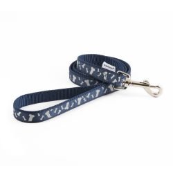 Ancol Reflective Bone Lead Blue 1m x 19mm - Pet Supplier Store