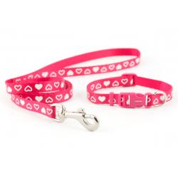 Ancol Small Bite Nylon Collar Set Raspberry - Pet Supplier Store