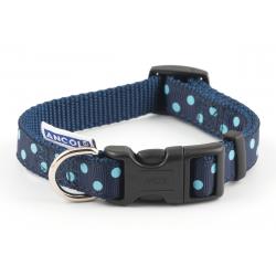 Ancol Vintage Polka Collar Blue 20-30cm - Pet Supplier Store