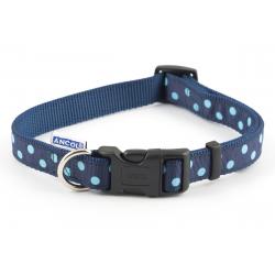 Ancol Vintage Polka Collar Blue 30-50cm - Pet Supplier Store