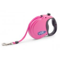 Ancol Viva Extend Lead Raspberry 5m - Pet Supplier Store
