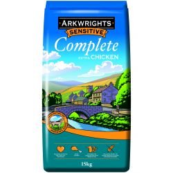 ARKWRIGHTS SENSITIVE extra complete chicken dog food 15KG - Pet Supplier Store
