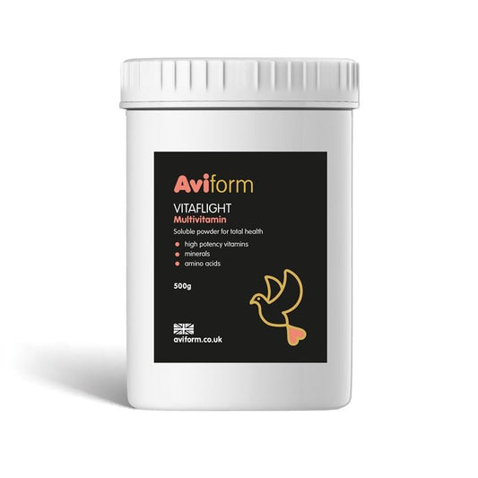 Aviform VITAFLIGHT F1 Racing Pigeon Multivitamin Supplement 500g - Pet Supplier Store