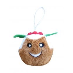 Bauble Squeaky Christmas Pudding - Pet Supplier Store